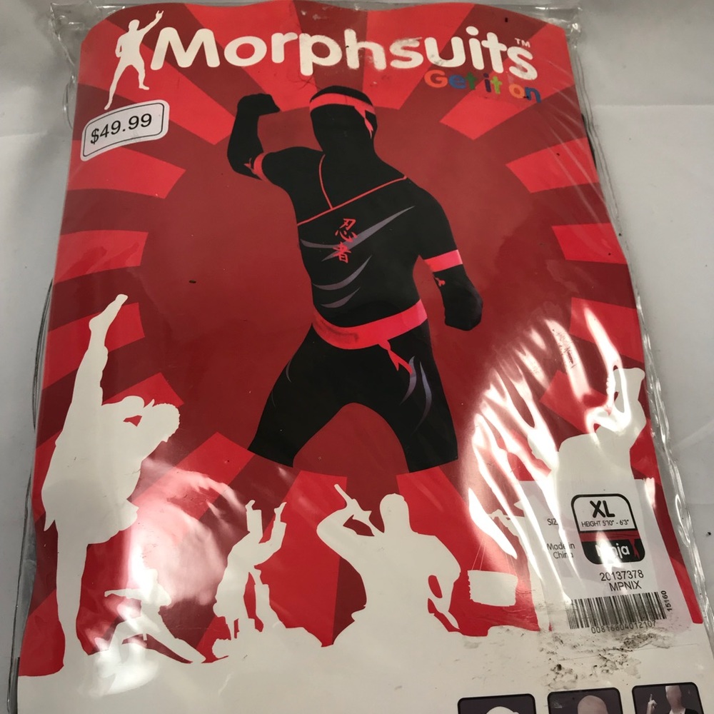 Ninja Morphsuit Fancy Dress Costume Halloween